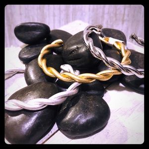 Stainless Stackable Twist Bracelet